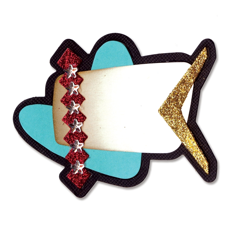 Sizzix 1950s Retro Sign Originals Die