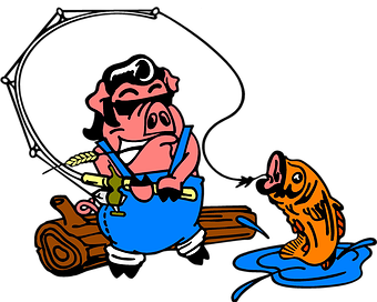 The Fishin Pig Home Page | Farmville, VA | BBQ | Shorty's Breading