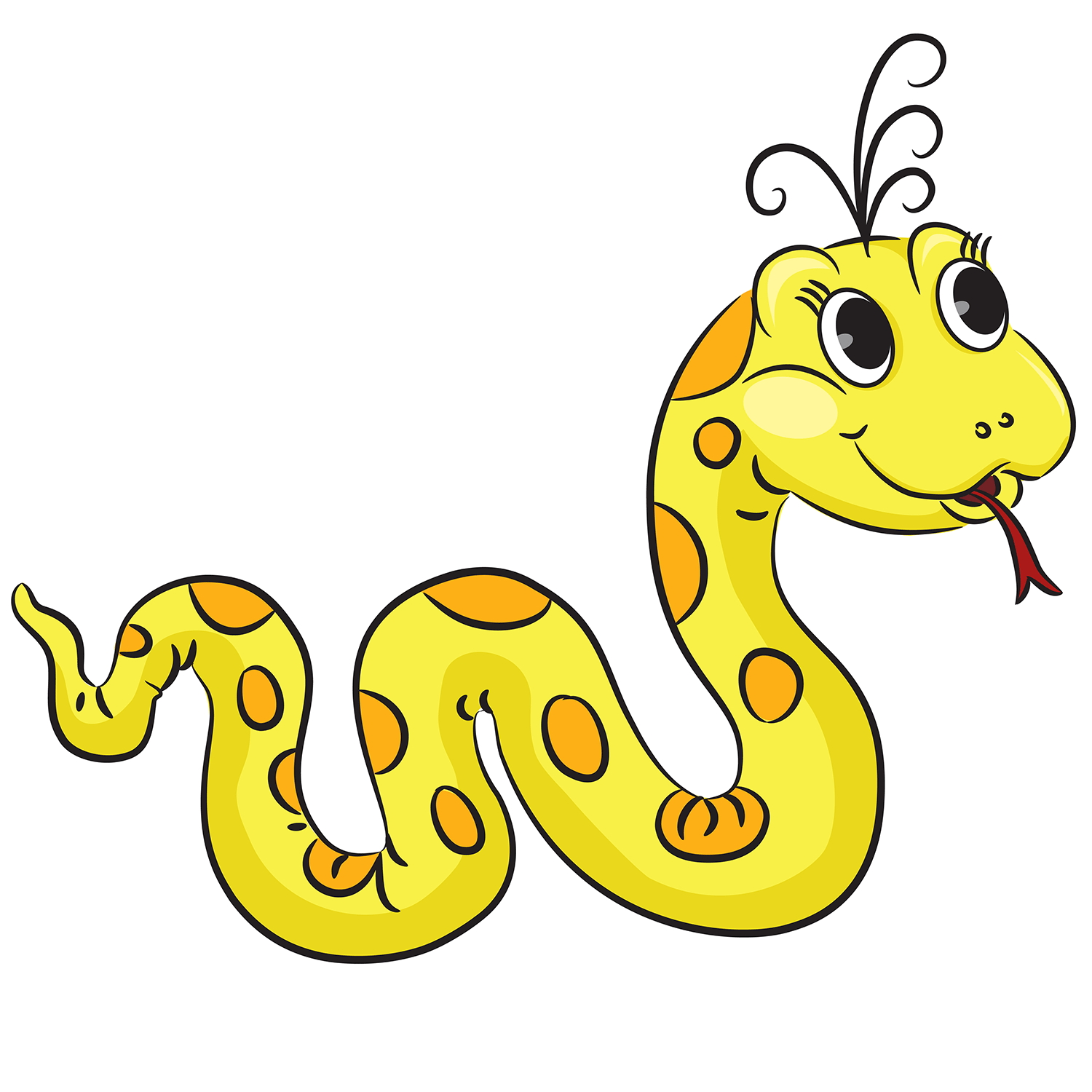 Snake Cartoon Clip Art - Cliparts.co
