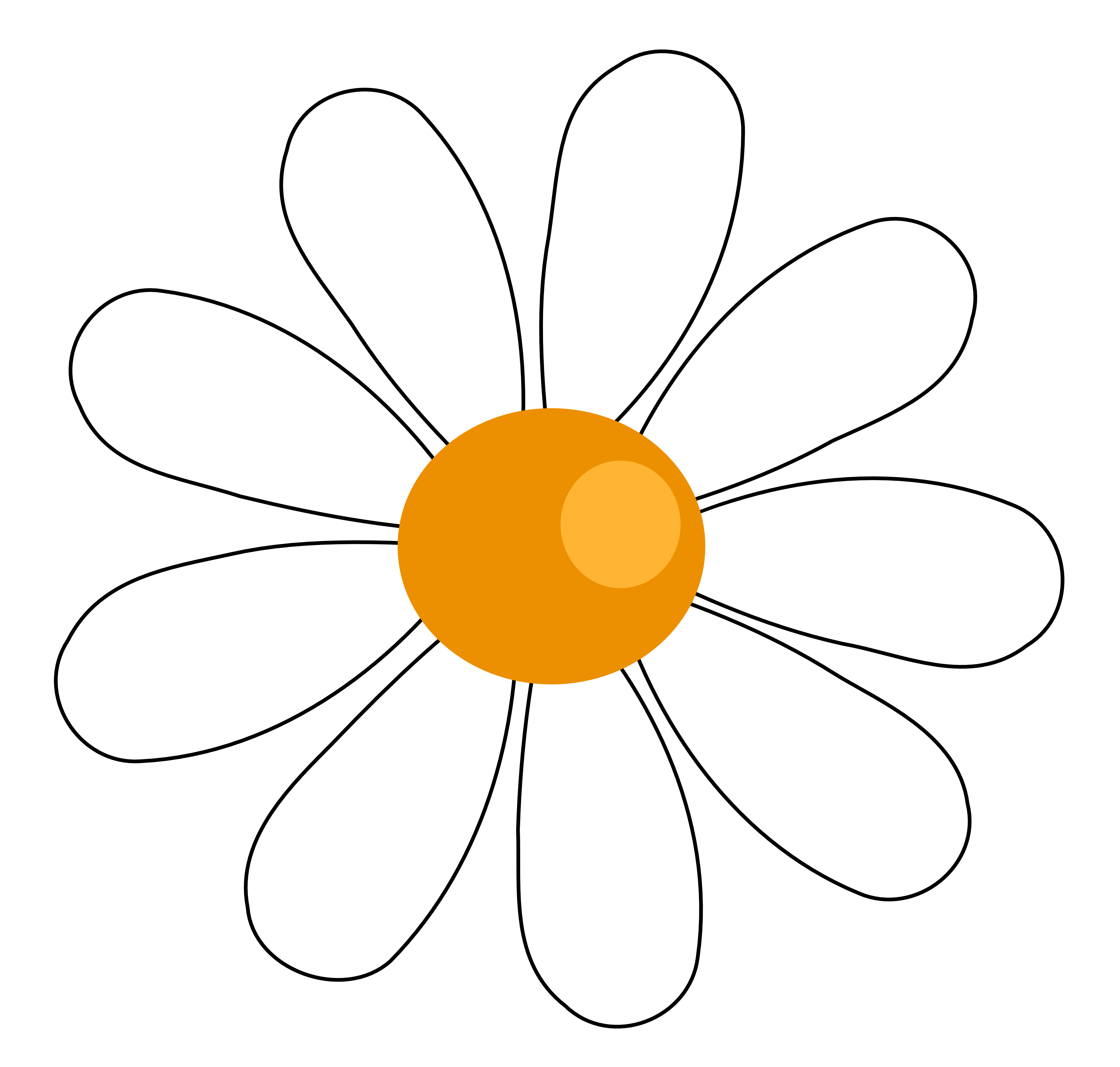 Images For > Yellow Daisy Clipart