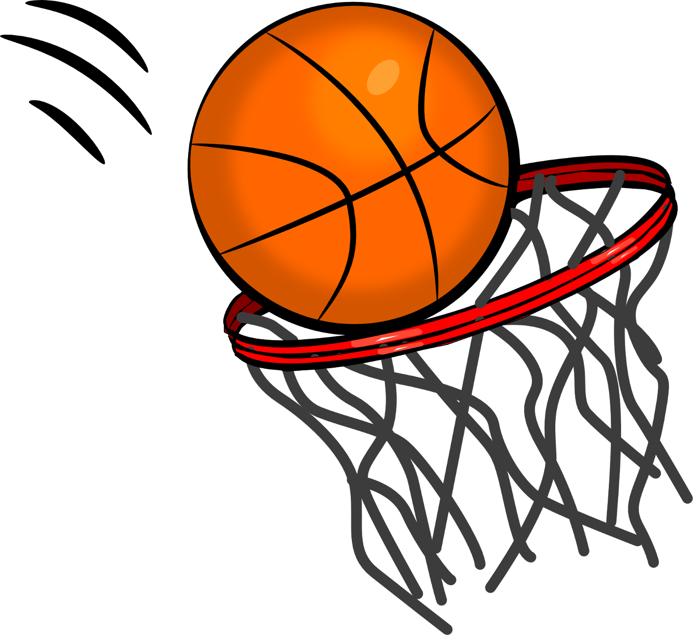 Images For > Basketballs Clipart Black And White