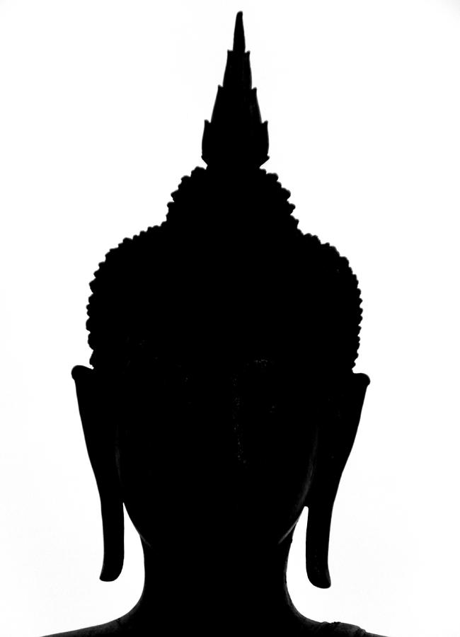 Buddha Silhouette by Ian Scholan - Buddha Silhouette Photograph ...