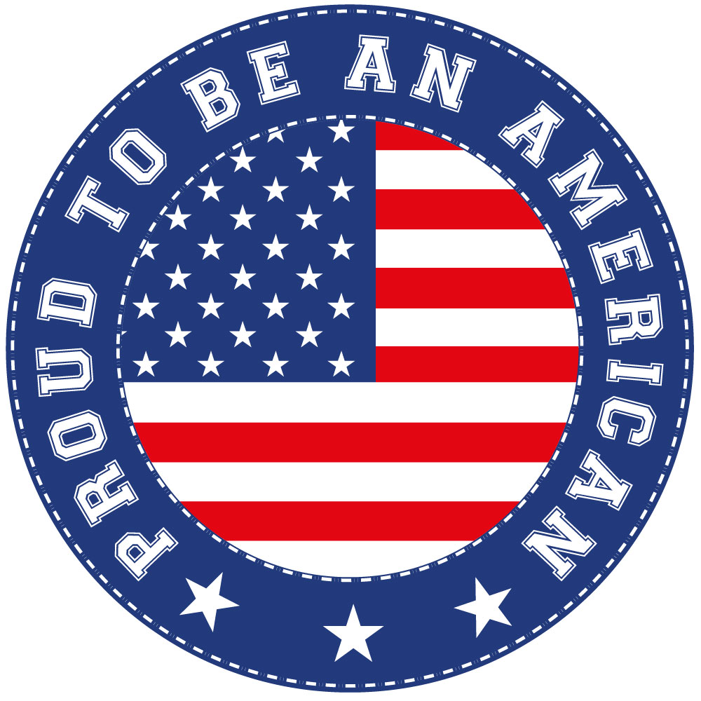 American Patriotic Stickers Vector | Free vector images, graphics ...