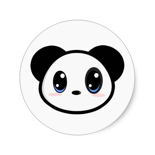 Chibi Panda Boy Sticker | Zazzle
