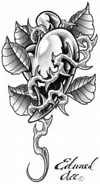 Rose Heart Tattoo Sample | Tattooshunt.com - Cliparts.co