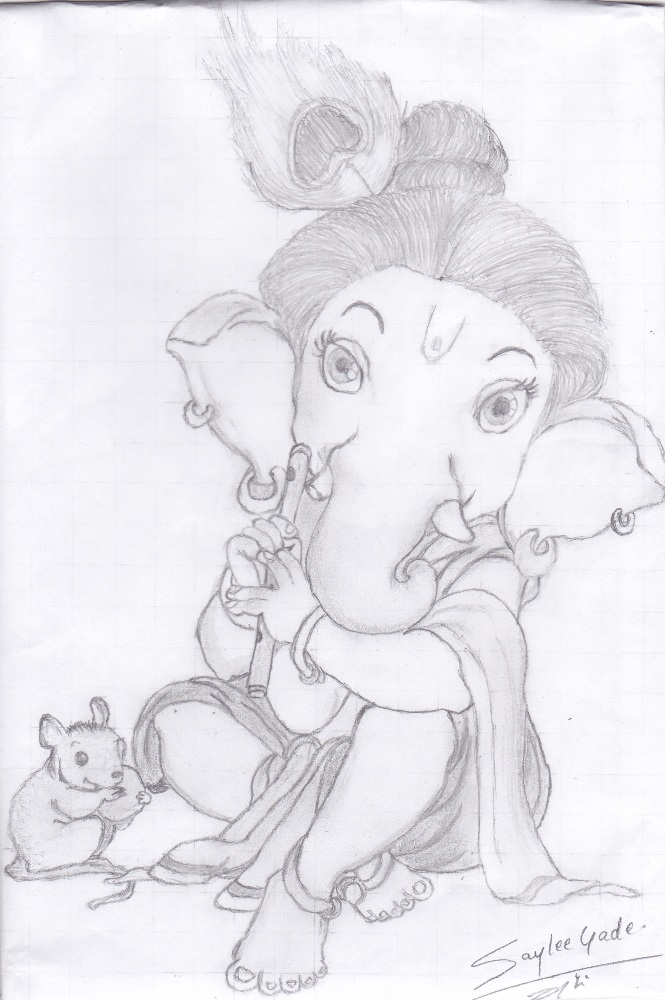 lord-ganesha-pencil-sketches- ...