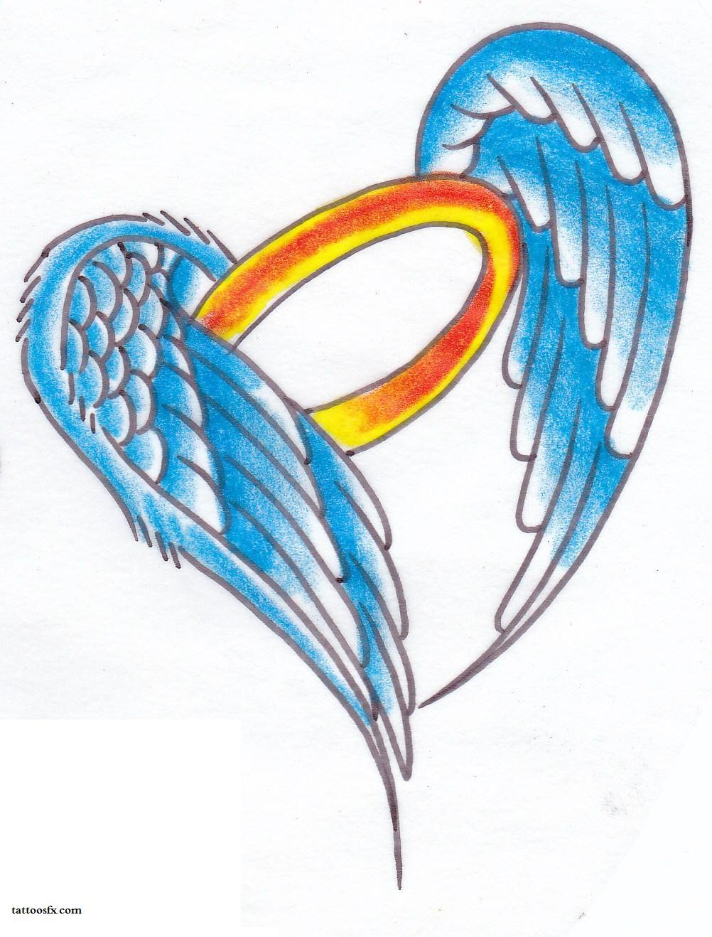 Angel wing tattoo designs - key tattoo designs - free tattoo designs
