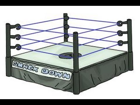 How to draw a Wrestling Ring - YouTube