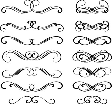 scroll 1 #printables #templates #scrolls | Rhinestone patterns ...