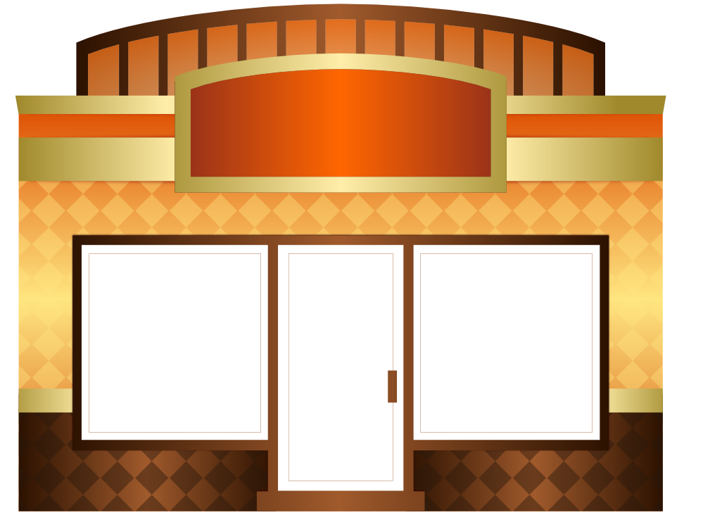 clipartist.net » Clip Art » Abstract Store House Fronts Shop 3 ...