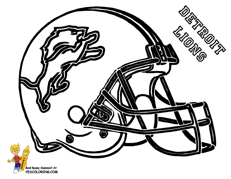 Anti-Skull Cracker Football Helmet Coloring Page | NFL Football ...