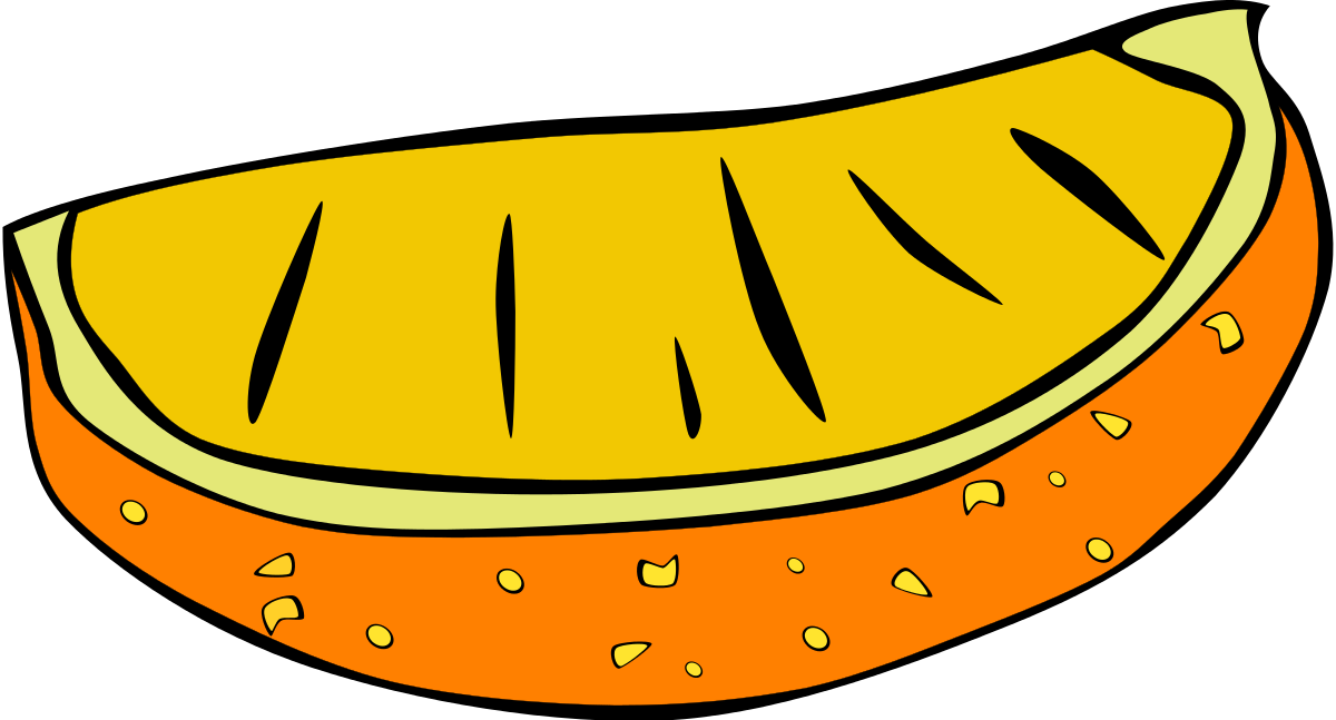 Fast Food, Snack, Orange Slice Clipart by Gerald_G : Food Cliparts ...