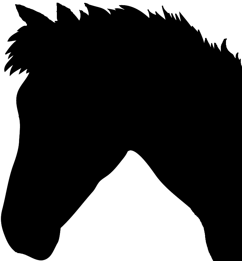 Gallery For > Horse Head Silhouette Clip Art