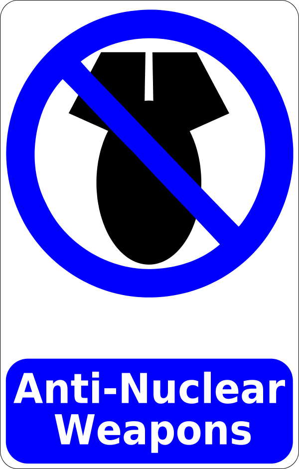 Anti Nuclear Weapons Sign - vector Clip Art