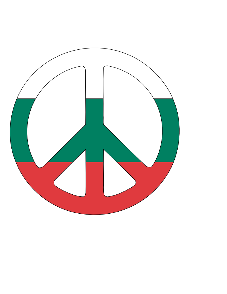 Scalable Vector Graphics Bulgaria Flag Peace Symbol 2 scallywag ...