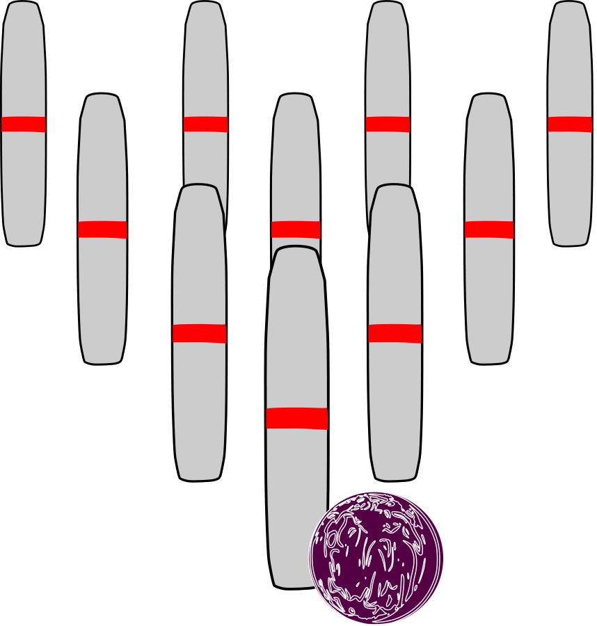 Bowling Candlepins large 900pixel clipart, Bowling Candlepins ...
