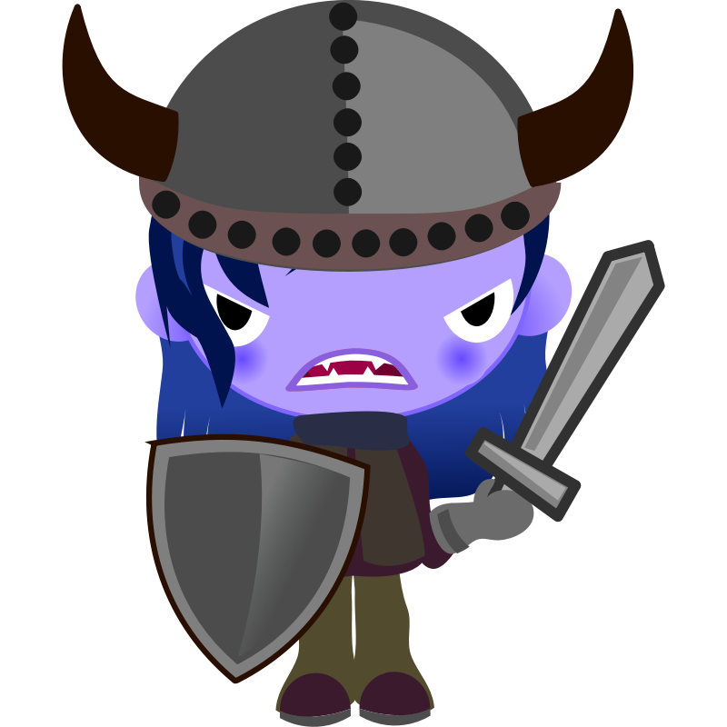 Clipart - Vampire Viking