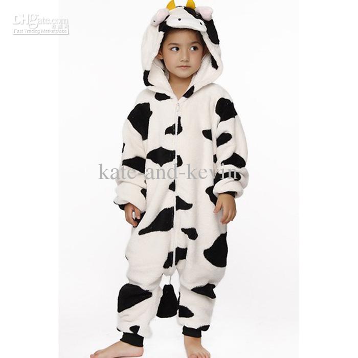 Cheap Cow Costume - Cute Cosplay Pajamas Milk Cow Costume Cartoon ...