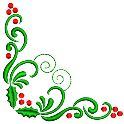 Border Corner Smartstitches Com Christmas Collection Is - ClipArt ...