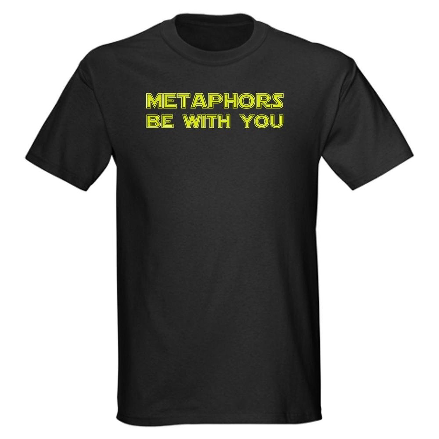 Amazon.com: CafePress Metaphors Be With You Women's V-Neck Dark T ...