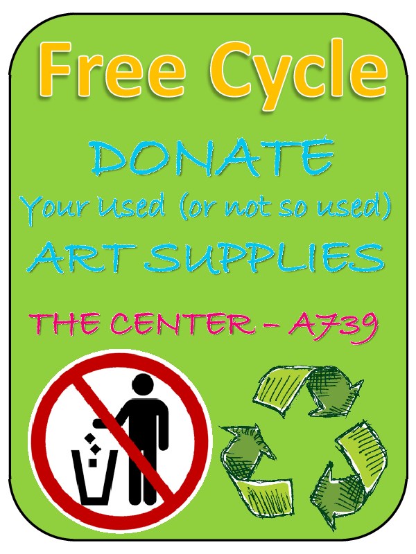 Department of Student Life - FreeCycle your Art Supplies