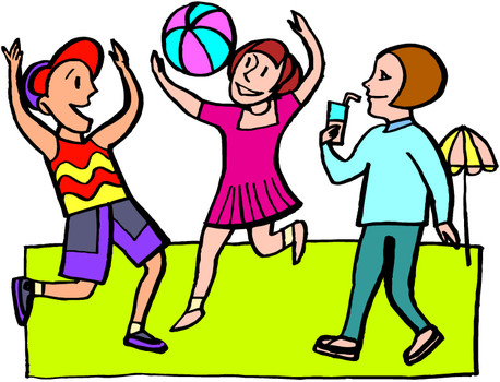 Kids Playing Summer Clipart | Clipart Panda - Free Clipart Images