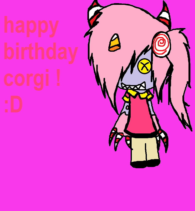 Happy Birthday Corgi Moon Pies ! by melodywolf12 on deviantART