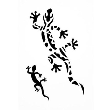 Ki Sign Salamander Stencil 7 x 10 cm: Amazon.co.uk: Kitchen & Home