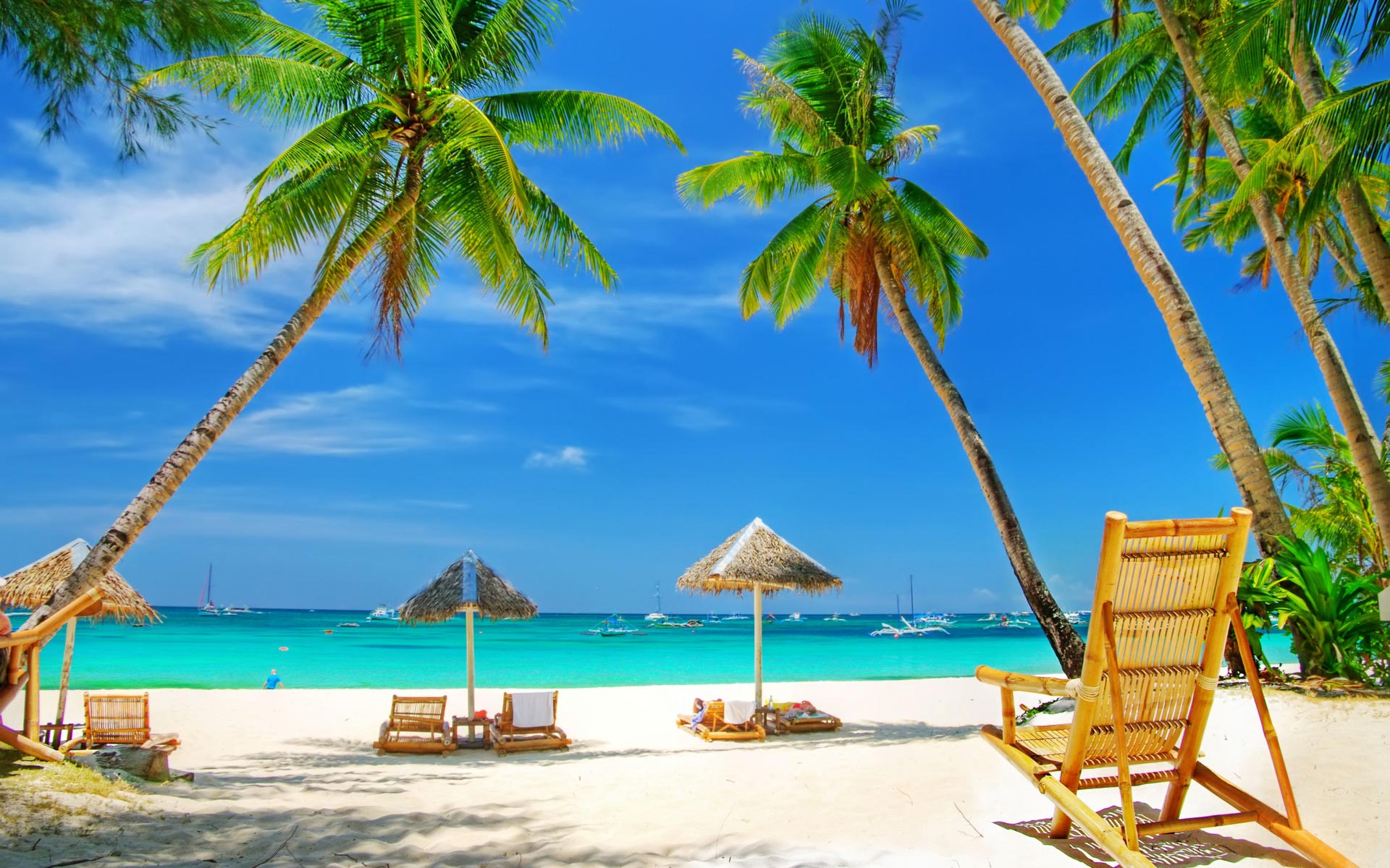 Summer Beach Background #6995877