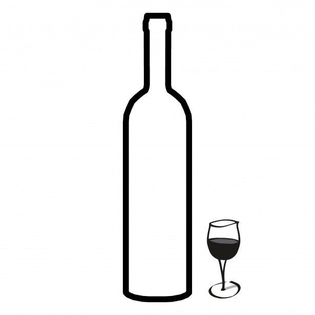 Bottle And Glass Silhouette Free Stock Photo - Public Domain Pictures