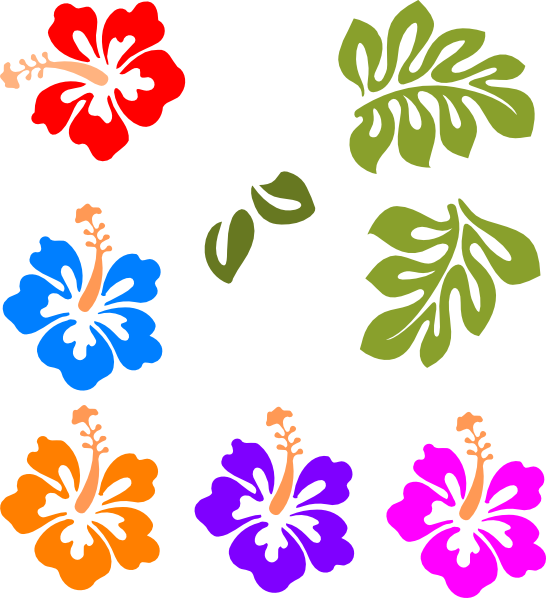 Hawaiian Flowers Clip Art - Gallery