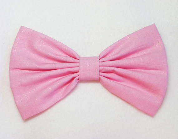 Group of: PINK Hair Bow Clip Love Pink Bow Clip Pink Clip by ...