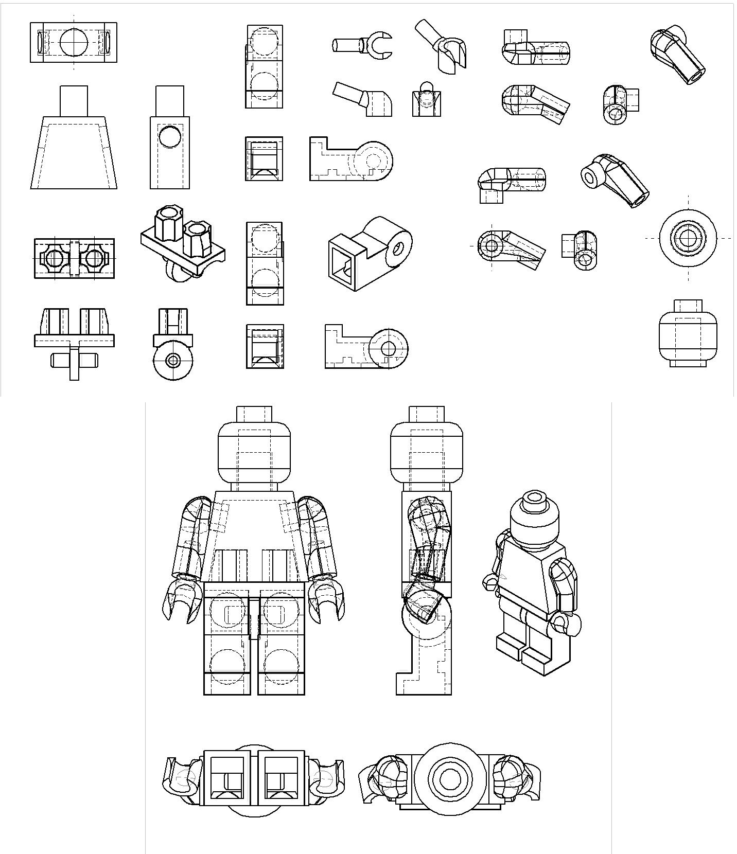 Need Basic LEGO character - Forum - The Free 3D Model Forum