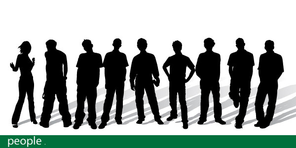 016-People Silhouettes Vector | Free Vector Graphics Download ...