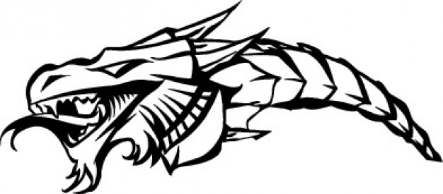 Dragon head Vector | Free Download