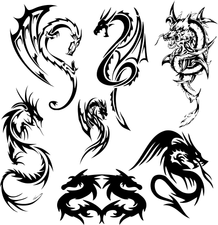 Dragon Tattoo and Dragon Designs