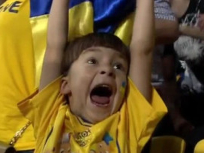 Little Boy Celebration Ukraine Goal Against Sweden At Euro 2012 ...