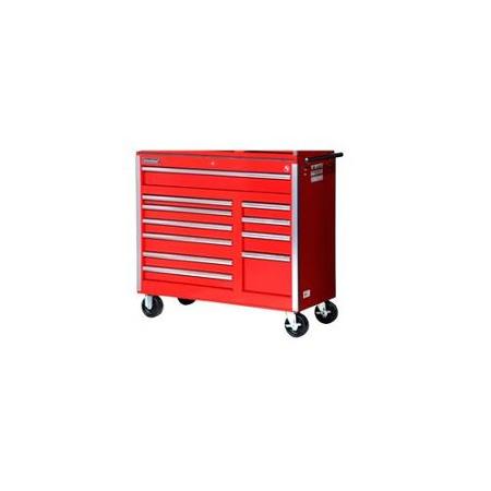 International VRB-4211RD 42 inch 11 Drawer Tool Cabinet, Red ...