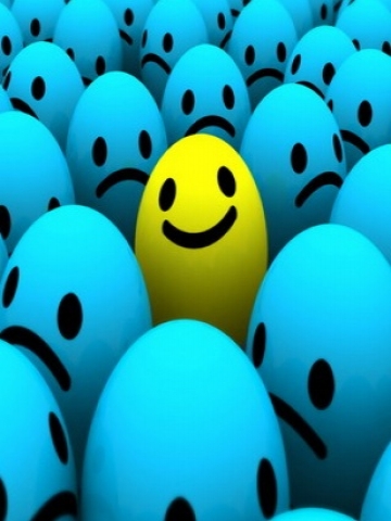 Happy and Sad Faces Wallpaper | iPhone | Blackberry