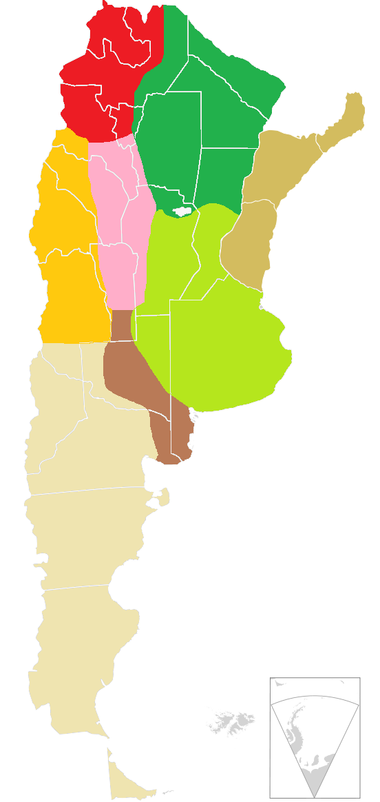 Regions Of Argentina - Wikipedia, The Free Encyclopedia - Cliparts.co