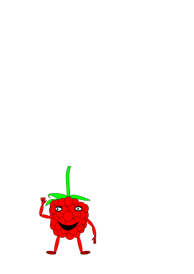 cartoon raspberry Clipart, vector clip art online, royalty free ...