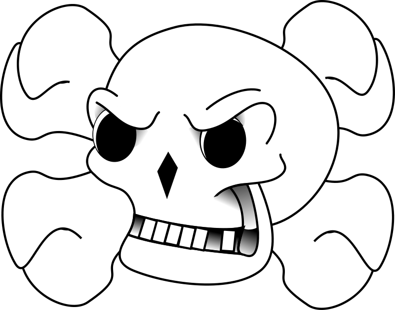 Free Stock Photos | Illustration of a skull and crossbones ...