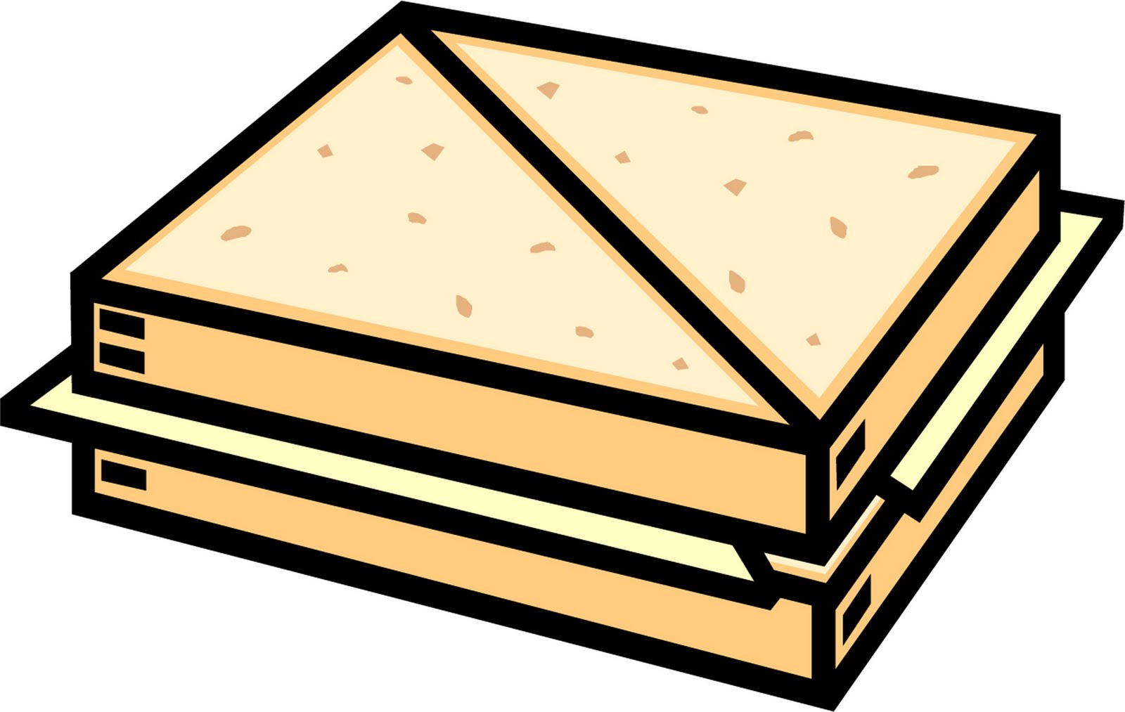 Images For > Cheese Sandwich Clipart