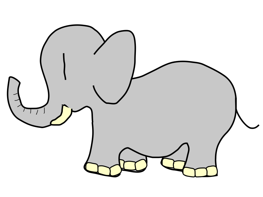 Elephant large 900pixel clipart, Elephant design