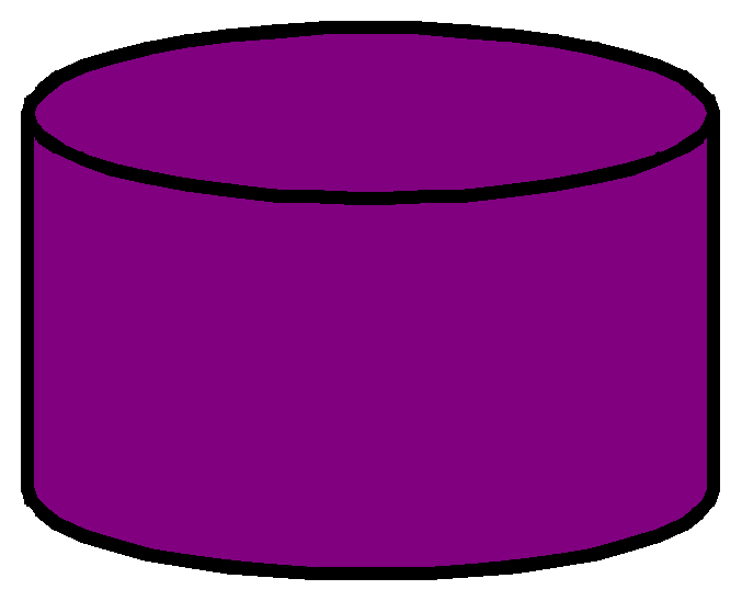 Clipart: Database Objects - Purple Database