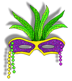 Mardi Gras Clip Art - Large Mardi Gras Mask