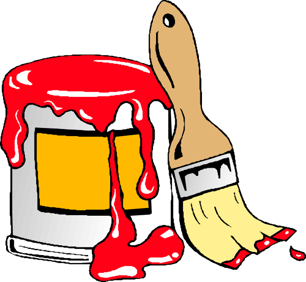 Paint clip art Free Vector / 4Vector