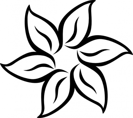 4 Petal Flower Clip Art - ClipArt Best