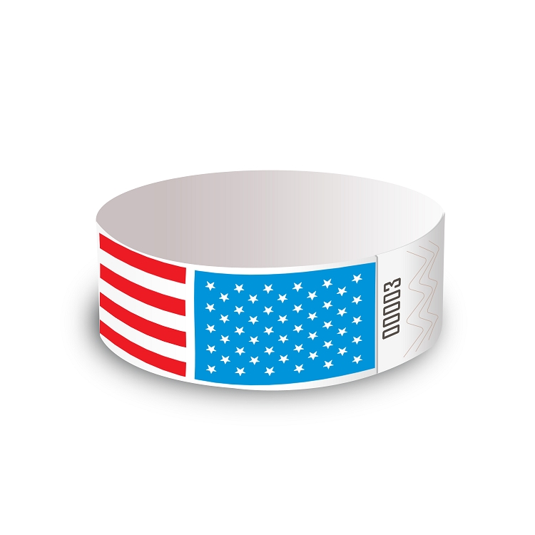 Revtek Full Color Litter Free 1 inch Patriotic Flag Design Event ...