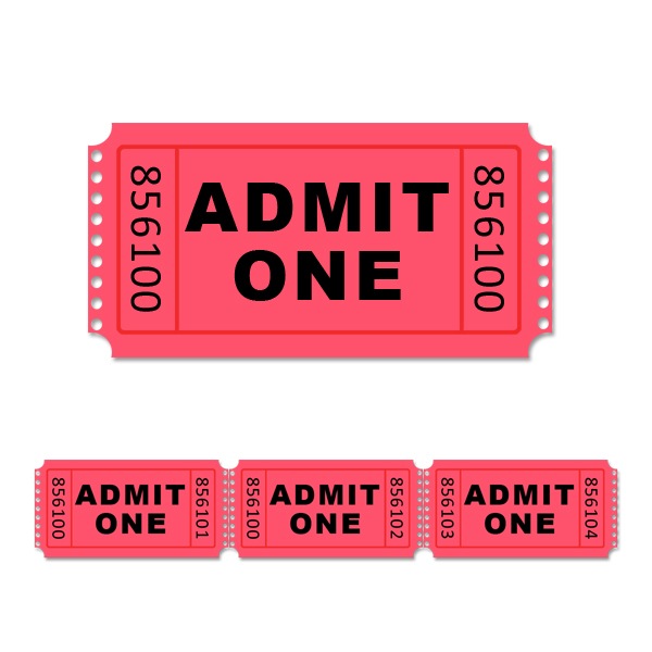 Free printable admit one ticket Mike Folkerth - King of Simple ...